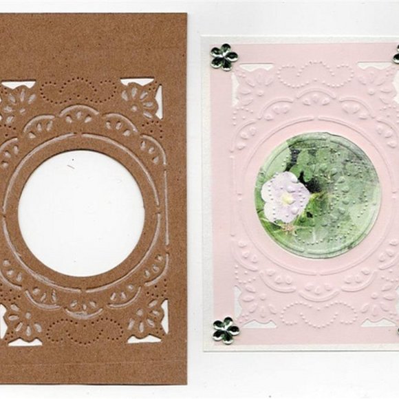 Cuttlebug 3" x 4.5” Embossing Plus CHIC CIRCLE Cut & Emboss - Picture 4 of 12